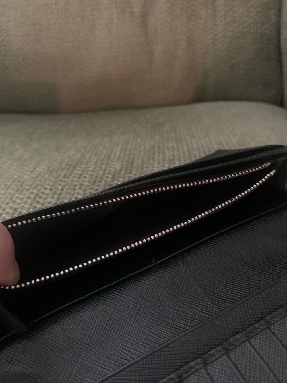 Prada Saffianno Leather Long Bifold Wallet - Picture 8 of 11